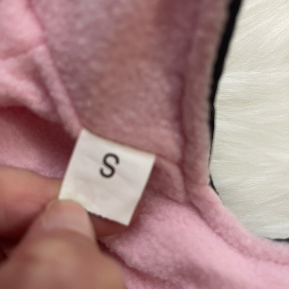 New!! Tiny Dog Outfit Black with Pink and White Polka Dots - Picture 5 of 5